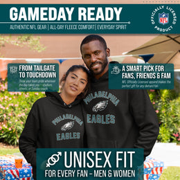 Philadelphia Eagles NFL Adult Gameday Hooded Sweatshirt - Black