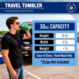 Philadelphia Eagles NFL 30oz Gameday Stainless Steel Tumbler - Kelly Green