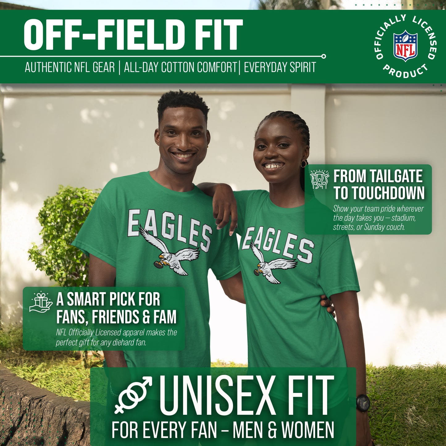 Philadelphia Eagles NFL Home Team Tee - Kelly Green