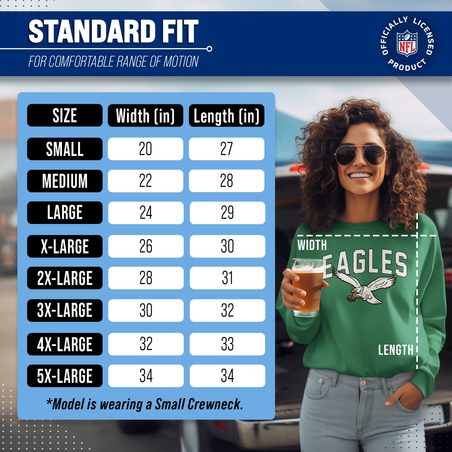Philadelphia Eagles NFL Home Team Crew - Kelly Green