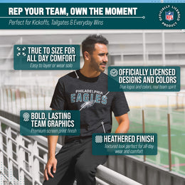 Philadelphia Eagles NFL Starting Fresh Tee - Black