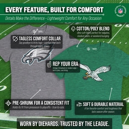 Philadelphia Eagles NFL Modern Throwback T-shirt - Green