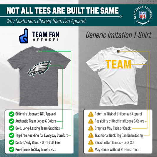 Philadelphia Eagles NFL Modern Throwback T-shirt - Gray