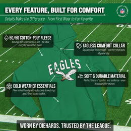 Philadelphia Eagles NFL Home Team Hoodie - Kelly Green