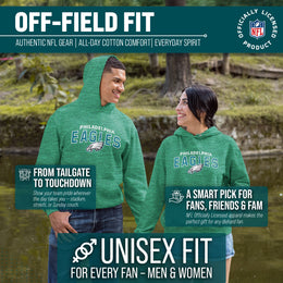 Philadelphia Eagles NFL Adult Unisex Starting Fresh Ultra Soft Fleece Hooded Sweatshirt - Kelly Green