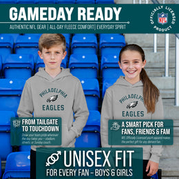 Philadelphia Eagles NFL Youth Gameday Hooded Sweatshirt - Gray