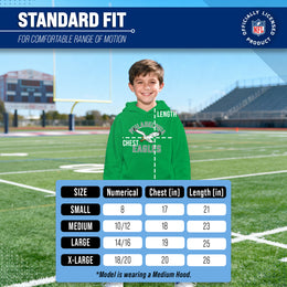 Philadelphia Eagles NFL Youth Gameday Hooded Sweatshirt - Kelly Green