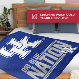 Kentucky Wildcats NCAA Double Sided Blanket - Blue