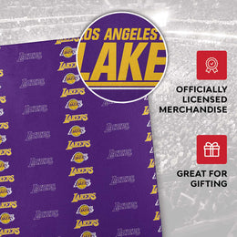 Los Angeles Lakers NBA Double Sided Blanket - Purple