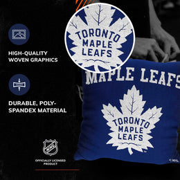 Toronto Maple Leafs NHL Decorative Pillows- Enhance Your Space with Woven Throw Pillows - Blue