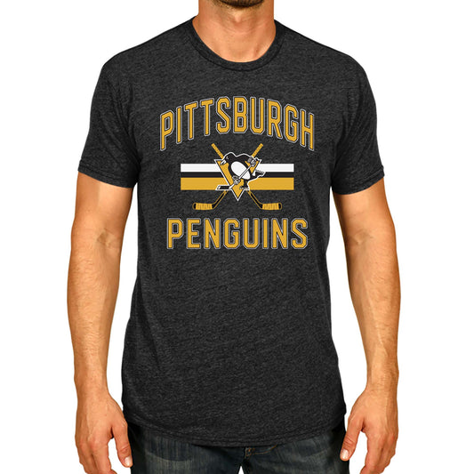 Pittsburgh Penguins NHL Adult Faceoff Tag-Less T-Shirt - Black