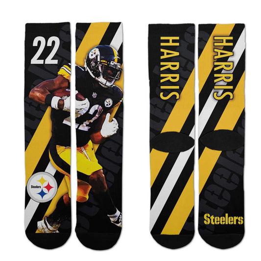 Pittsburgh Steelers NFL Adult Player Stripe Sock - Black #22