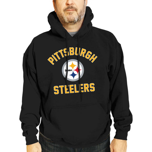 Pittsburgh Steelers NFL Adult Gameday Hooded Sweatshirt - Black