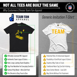 Pittsburgh Steelers NFL Modern Throwback T-shirt - Black