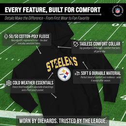 Pittsburgh Steelers NFL Home Team Hoodie - Black