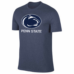 Penn State Nittany Lions Adult MVP Heathered Cotton Blend T-Shirt - Navy