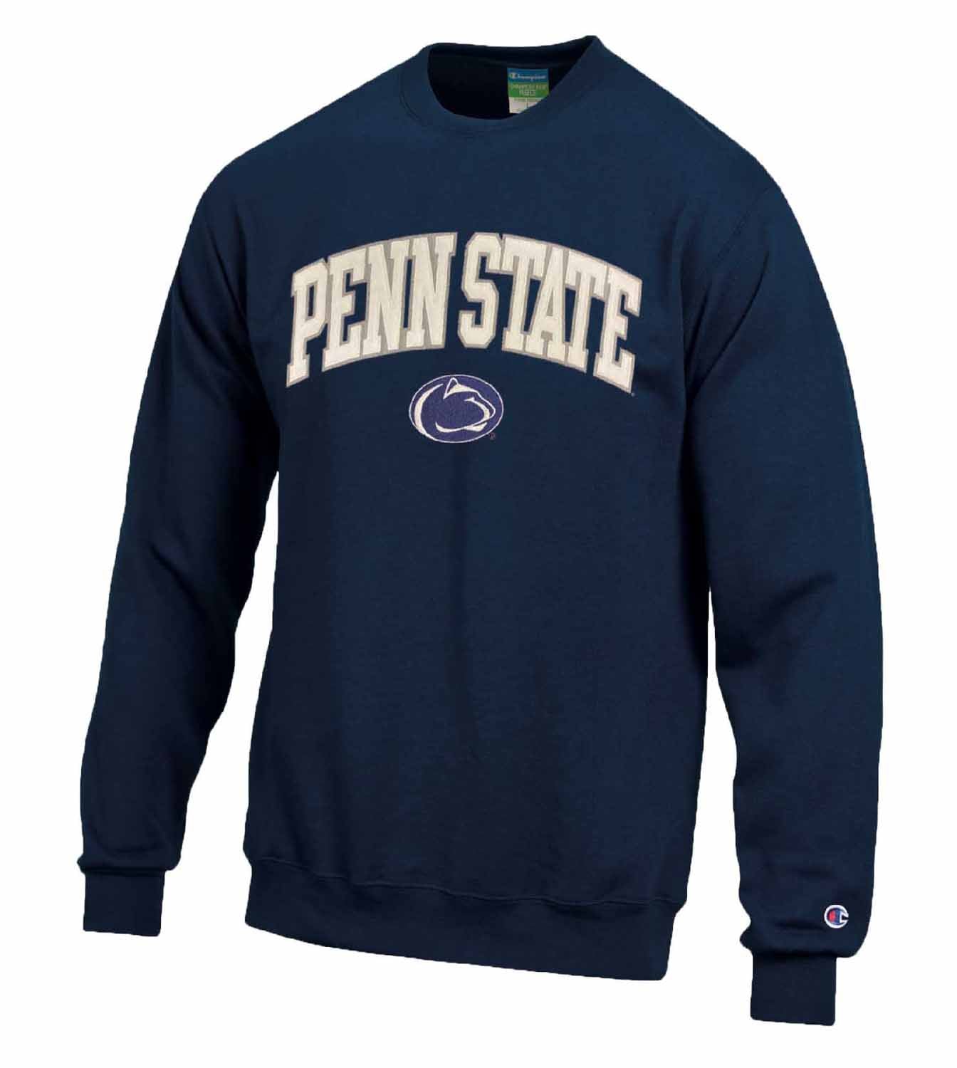 Penn State Nittany Lions Adult Tackle Twill Crewneck - Navy