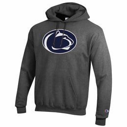 Penn State Nittany Lions Adult Mascot Fleece Hooded Sweatshirt - Charcoal