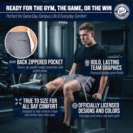 Penn State Nittany Lions NCAA Men’s University Athletic Performance Shorts - Navy Heather