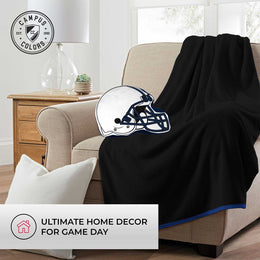 Penn State Nittany Lions NCAA Helmet Super Soft Football Pillow - White