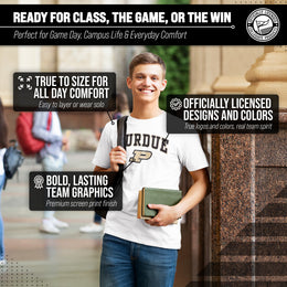 Purdue Boilermakers NCAA Adult Gameday Cotton T-Shirt - White