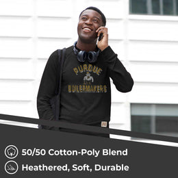 Purdue Boilermakers Adult University Crewneck - Black