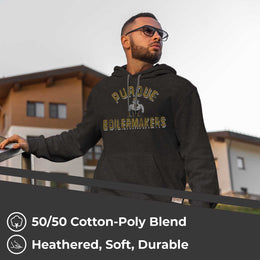Purdue Boilermakers Adult University Hoodie - Black