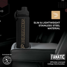 Purdue Boilermakers NCAA Stainless Steel Water Bottle - Black