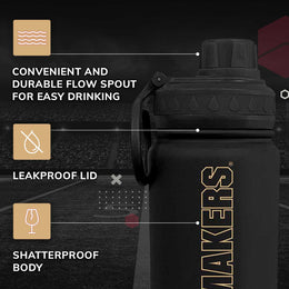 Purdue Boilermakers NCAA Stainless Steel Water Bottle - Black