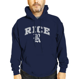 Rice Owls Adult Arch & Logo Soft Style Gameday Hooded Sweatshirt - Navy