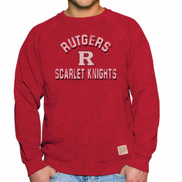 Rutgers Scarlet Knights Adult University Crewneck - Red