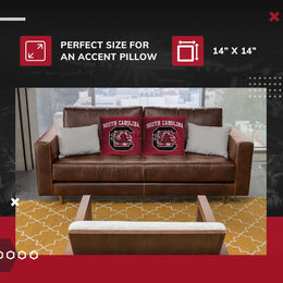 South Carolina Gamecocks NCAA Decorative Pillow - Maroon