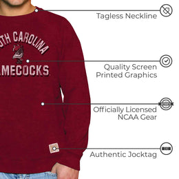 South Carolina Gamecocks Adult University Crewneck - Crimson