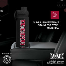 South Carolina Gamecocks NCAA Stainless Steel Water Bottle - Black