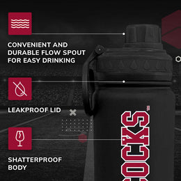 South Carolina Gamecocks NCAA Stainless Steel Water Bottle - Black