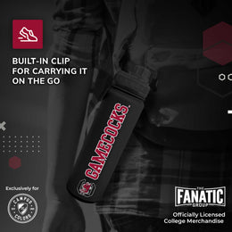 South Carolina Gamecocks NCAA Stainless Steel Water Bottle - Black