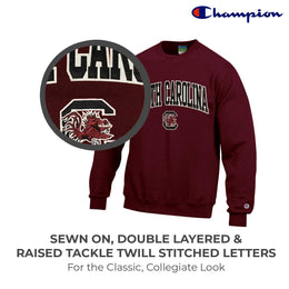 South Carolina Gamecocks Adult Tackle Twill Crewneck - Cardinal