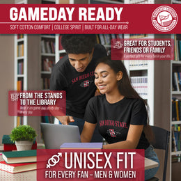 San Diego State Aztecs NCAA Adult Gameday Cotton T-Shirt - Black