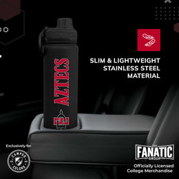 San Diego State Aztecs NCAA Stainless Steel Water Bottle - Black