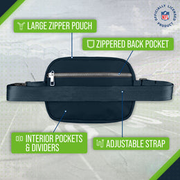 Seattle Seahawks NFL Gameday On The Move Crossbody Belt Bag - Navy