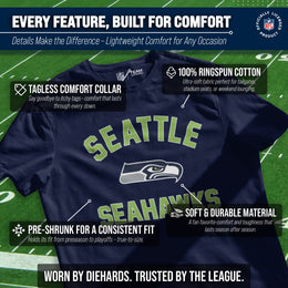 Seattle Seahawks NFL Adult Gameday T-Shirt - Navy