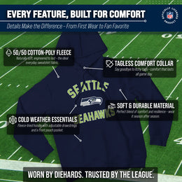 Seattle Seahawks NFL Adult Gameday Hooded Sweatshirt - Navy