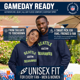 Seattle Seahawks NFL Adult Gameday Hooded Sweatshirt - Navy