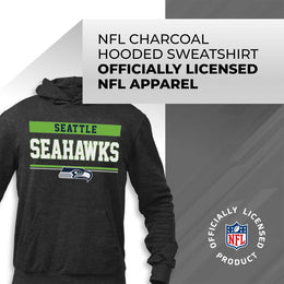 Seattle Seahawks NFL Adult Gameday Charcoal Hooded Sweatshirt - Charcoal