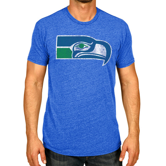 Seattle Seahawks NFL Modern Throwback T-shirt - Royal