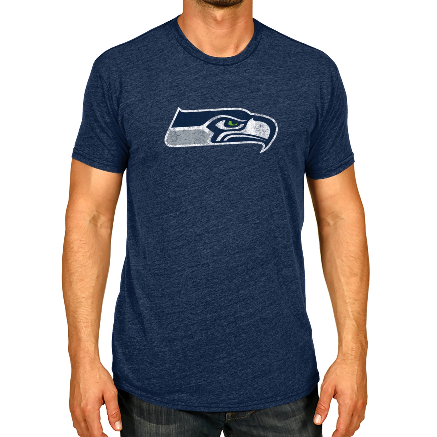 Seattle Seahawks NFL Modern Throwback T-shirt - Navy