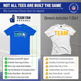 Seattle Seahawks NFL Modern Throwback T-shirt - Royal