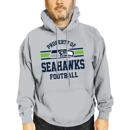 Seattle Seahawks NFL Adult Property Of Hooded Sweatshirt - Sport Gray