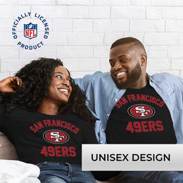 San Francisco 49ers NFL Gameday Adult Long Sleeve Shirt - Black
