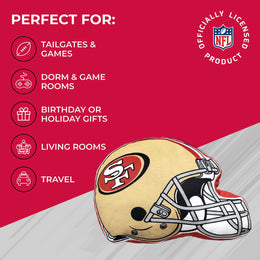 San Francisco 49ers NFL Helmet Football Super Soft Plush Pillow - Cardinal